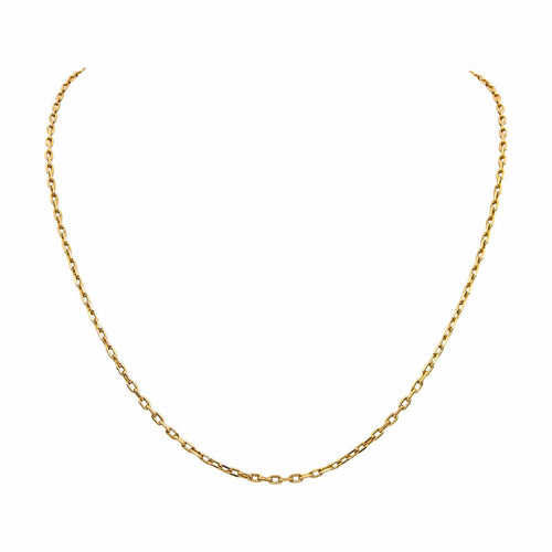 Collier Collier chaîne maille forçat en or rose 18 carats 58 Facettes 4801526CN