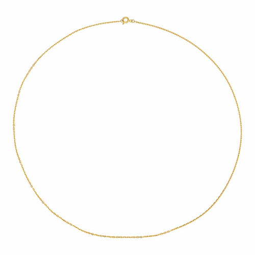 Collier Collier chaîne maille forçat en or jaune 18 carats 58 Facettes 4801537CN