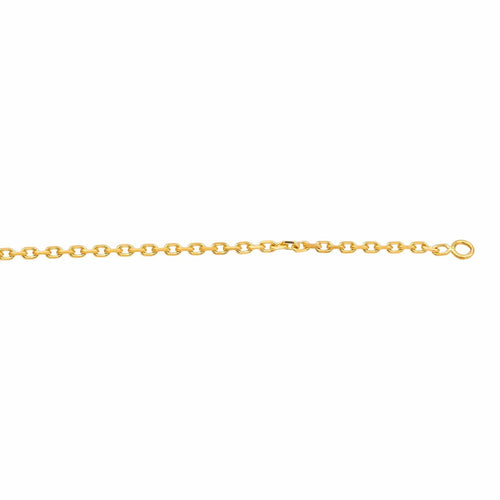 Collier Collier chaîne maille forçat en or jaune 18 carats 58 Facettes 4801537CN