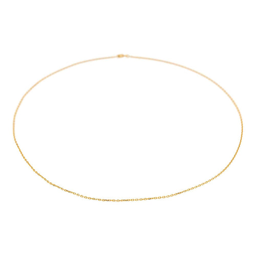 Collier Collier chaîne maille forçat en or jaune 18 carats 58 Facettes 4801537CN