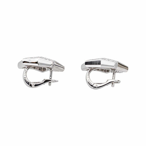 Boucles d'oreilles Fred Lucifer - Boucles d’oreilles dormeuses en or blanc et diamants 58 Facettes 4804960CN