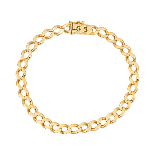 Bracelet Bracelet maille gourmette en or rose 18 carats 58 Facettes 4815574CN