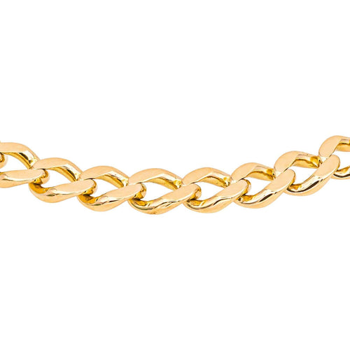 Bracelet Bracelet maille gourmette en or rose 18 carats 58 Facettes 4815574CN