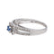 Bague 53 Mauboussin Chance of Love - Bague solitaire Love Bleu en or blanc, saphir et diamants 58 Facettes 4815860CN