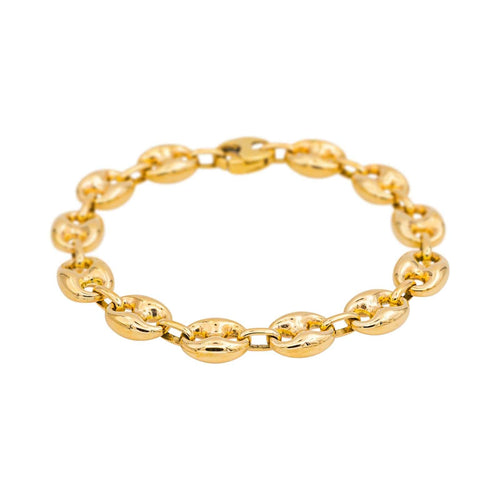 Bracelet Bracelet maille grain de café en or jaune 18 carats 58 Facettes 4815891CN