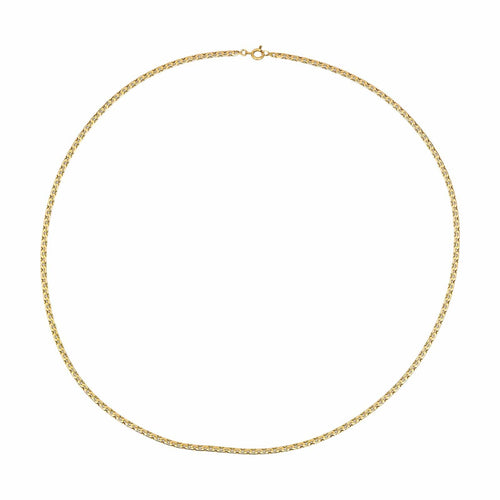 Collier Collier - Chaîne maille haricot en or jaune 18 carats 58 Facettes 4815914CN