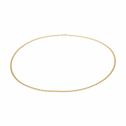 Collier Collier - Chaîne maille haricot en or jaune 18 carats 58 Facettes 4815914CN