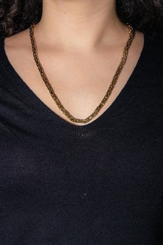 Collier Collier maille balinaise en or jaune 18 carats 58 Facettes 4819792CN