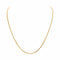 Collier Collier maille gourmette en or rose 18 carats 58 Facettes 4823765CN