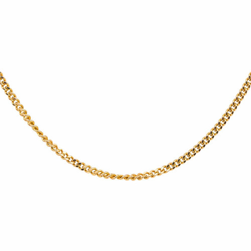 Collier Collier maille gourmette en or rose 18 carats 58 Facettes 4823765CN