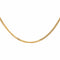 Collier Collier maille gourmette en or rose 18 carats 58 Facettes 4823765CN