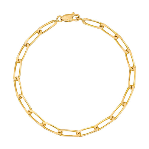 Bracelet Bracelet maille cheval en or jaune 18 carats 58 Facettes 4823904CN