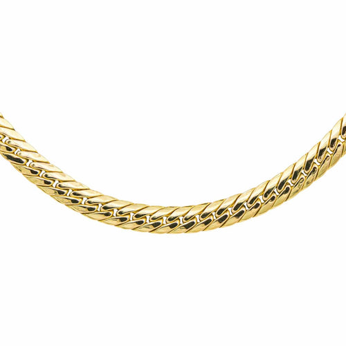 Collier Collier maille anglaise en or jaune 18 carats 58 Facettes 4824984CN