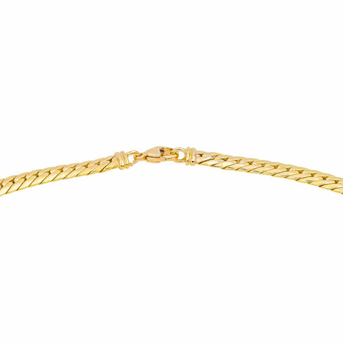 Collier Collier maille anglaise en or jaune 18 carats 58 Facettes 4824984CN