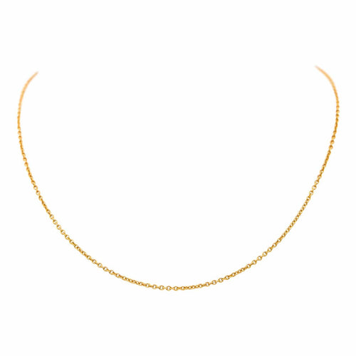 Collier Collier maille forçat en or jaune 18 carats 58 Facettes 4828798RV