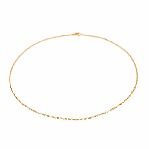 Collier Collier maille forçat en or jaune 18 carats 58 Facettes 4828798RV