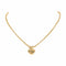 Collier Chaumet Cœur Liens - Collier en or jaune et diamants 58 Facettes 4830540CN
