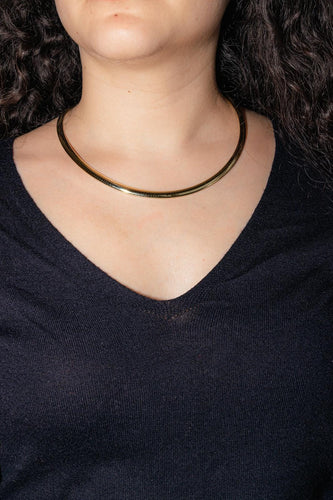 Collier Collier en or jaune 18 carats avec saphir cabochon 58 Facettes 4859187CN