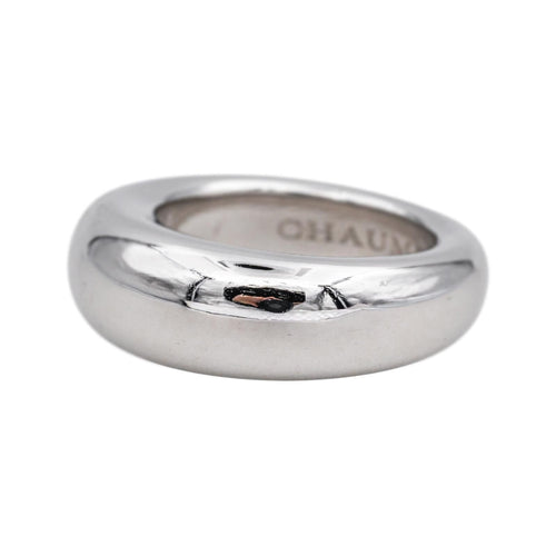 Bague 50 Chaumet - Bague jonc en or blanc 18 carats 58 Facettes 4864984CN