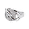 Bague 53 Bague en or blanc 18 carats sertie de diamants 58 Facettes 4867492RV