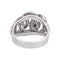 Bague 53 Bague en or blanc 18 carats sertie de diamants 58 Facettes 4867492RV