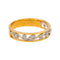 Bague 51 Bague en or jaune et or blanc 18 carats avec diamants 58 Facettes 4870284CN