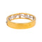 Bague 51 Bague en or jaune et or blanc 18 carats avec diamants 58 Facettes 4870284CN