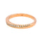 Bague 49 Bague demi-alliance en or rose 18 carats et diamants 58 Facettes 4878365CN