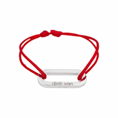 Bracelet Dinh Van - Bracelet Maillon XL en or blanc 18 carats 58 Facettes 4890684CN
