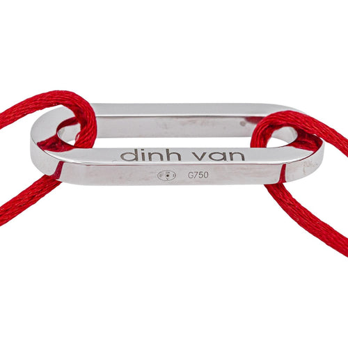 Bracelet Dinh Van - Bracelet Maillon XL en or blanc 18 carats 58 Facettes 4890684CN