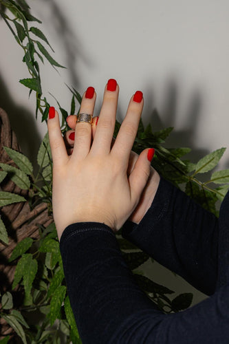 Bague 47 Fred Force 10 - Bague en or jaune et acier 58 Facettes 4891394CN