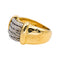 Bague 47 Fred Force 10 - Bague en or jaune et acier 58 Facettes 4891394CN