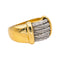 Bague 47 Fred Force 10 - Bague en or jaune et acier 58 Facettes 4891394CN
