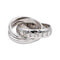 Bague 48 Cartier Trinity - Bague en or blanc 18 carats 58 Facettes 4897936RV