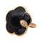 Bague 55 Pasquale Bruni - Bague fleur en or rose avec onyx et diamants 58 Facettes 4908648RV