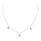 Collier Messika My Twin Trio - Collier en or blanc 18 carats et diamants 58 Facettes 4914822RV