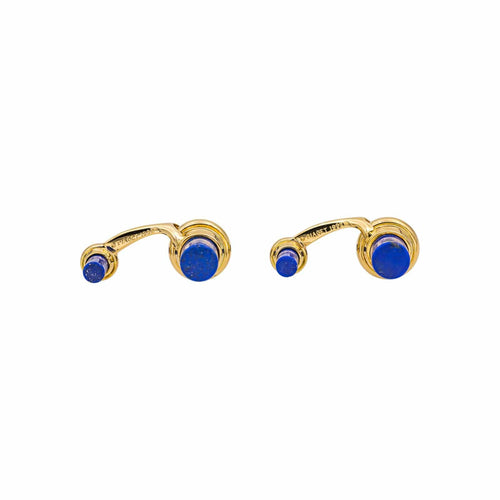 Boutons de manchette Piaget - Boutons de manchette en or jaune et lapis-lazuli 58 Facettes 4928716CN