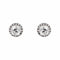 Boucles d'oreilles Boucles d’oreilles puces en or blanc 18 carats et diamants 58 Facettes 4936104CN