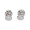 Boucles d'oreilles Boucles d’oreilles puces en or blanc 18 carats et diamants 58 Facettes 4936104CN