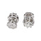 Boucles d'oreilles Boucles d’oreilles puces en or blanc 18 carats et diamants 58 Facettes 4936104CN