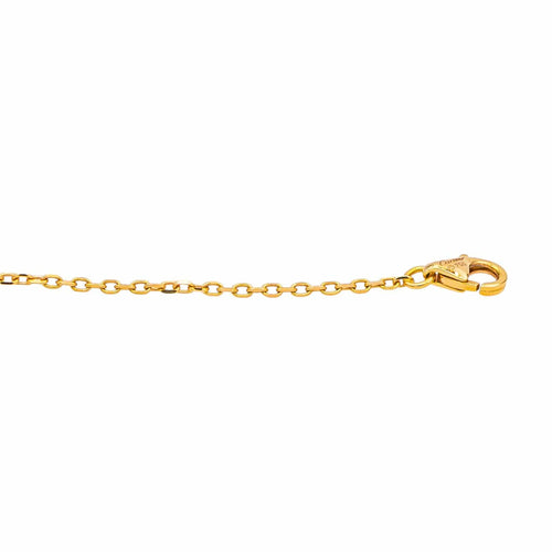 Collier Cartier - Collier cœur en or jaune avec saphir rose 58 Facettes 4944052RV