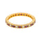 Bague 52 Alliance tour complet - Bague en or jaune rubis et diamants 58 Facettes 4958961CN
