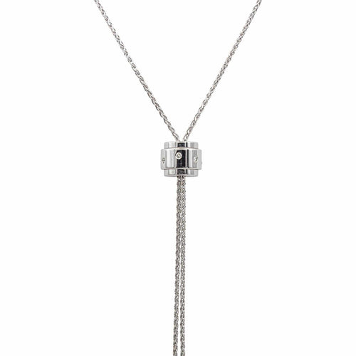 Collier Piaget Possession - Collier négligé en or blanc et diamants 58 Facettes 4997352CN