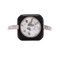 Bague Bague cible Art Déco en platine, onyx et diamant taille ancienne de 2 carats 58 Facettes JD-PP01