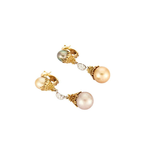 Boucles d'oreilles FRED - Boucles d'oreilles Perles 58 Facettes