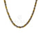 Necklace Two-tone tubular necklace in 18k gold 50 cm 58 Facettes 58969878
