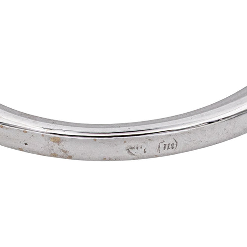 Bague 53 Bague solitaire en or blanc 18 carats et diamants 58 Facettes 5088247RV