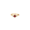 Bague 52 Bague solitaire rubis diamants 58 Facettes LP562