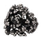 Bague 51 Repossi Nérée - Bague en or noir 18 carats et diamants 58 Facettes 577670GD