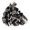 Bague 51 Repossi Nérée - Bague en or noir 18 carats et diamants 58 Facettes 577670GD